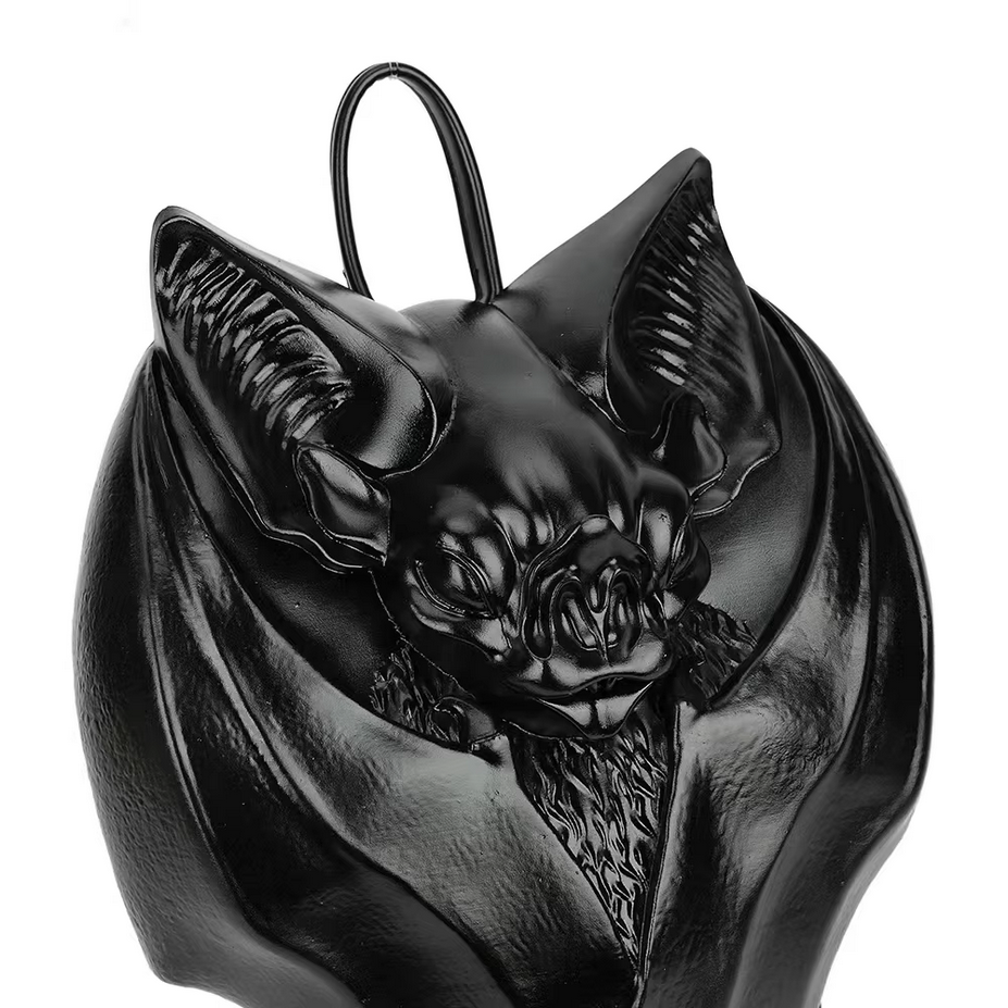 Gothic Black Vampire Bat Backpack