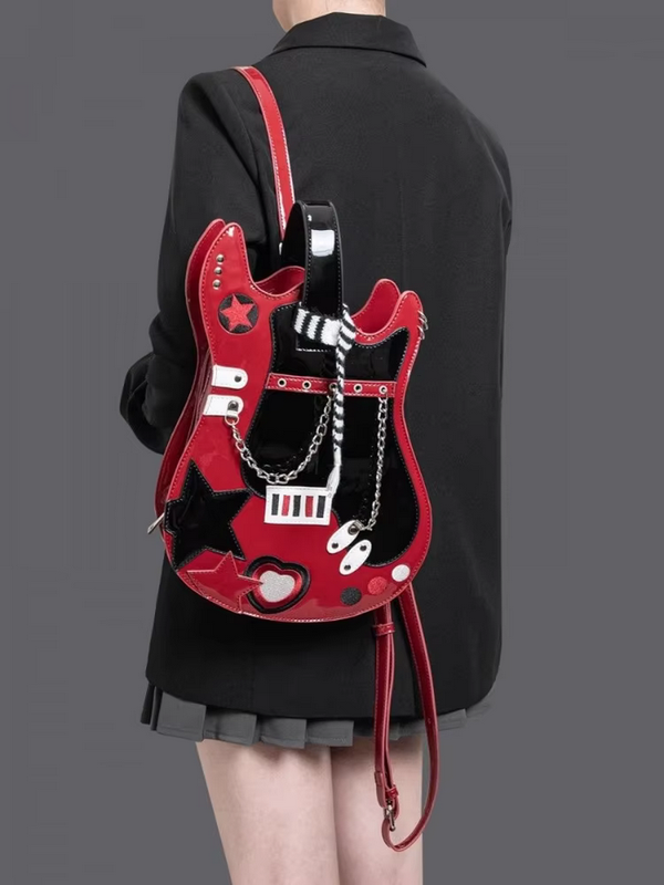 Harajuku Guitar Backpack Cross body Bag
