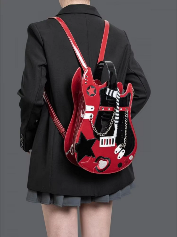 Harajuku Guitar Backpack Cross body Bag