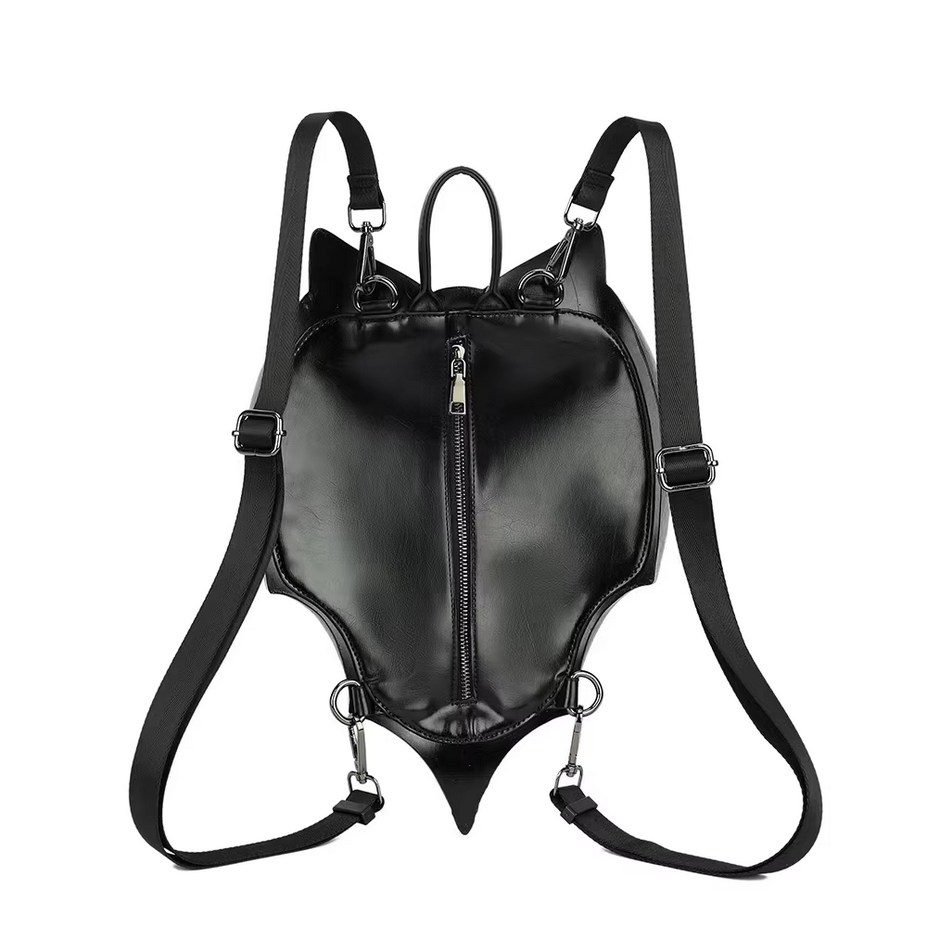 Gothic Black Vampire Bat Backpack