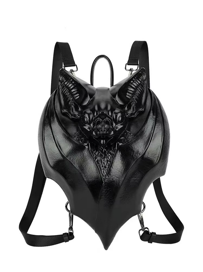 Gothic Black Vampire Bat Backpack