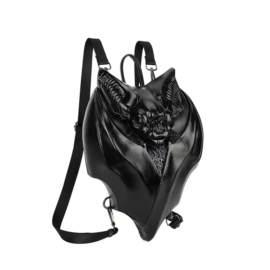 Gothic Black Vampire Bat Backpack