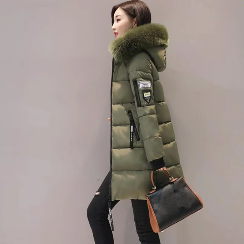 Women&#39;s Faux Fur Hooded Parka Coat