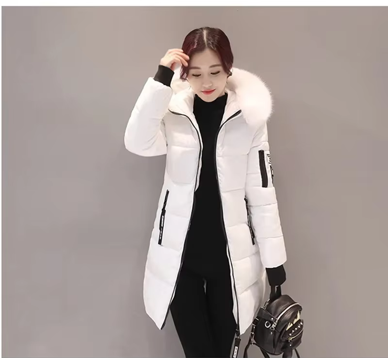 Women&#39;s Faux Fur Hooded Parka Coat