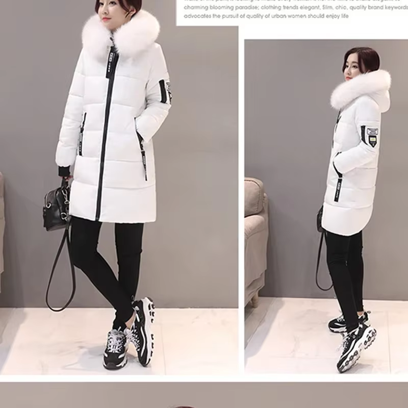 Women&#39;s Faux Fur Hooded Parka Coat