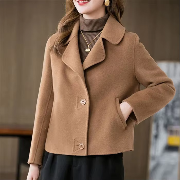 Classy Single Breasted  Women&#39;s Coat