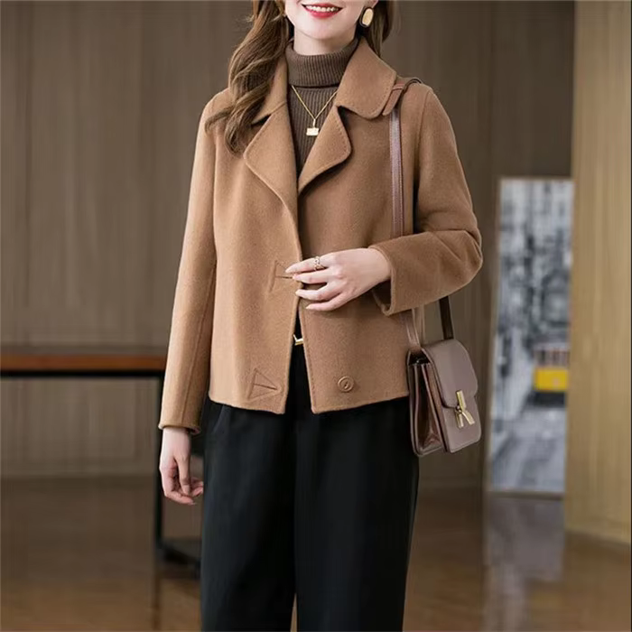 Classy Single Breasted  Women&#39;s Coat