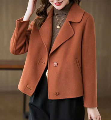 Classy Single Breasted  Women&#39;s Coat