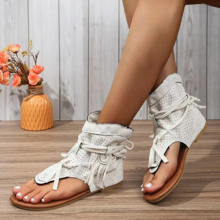 Gladiator Ladies Tassel Sandals