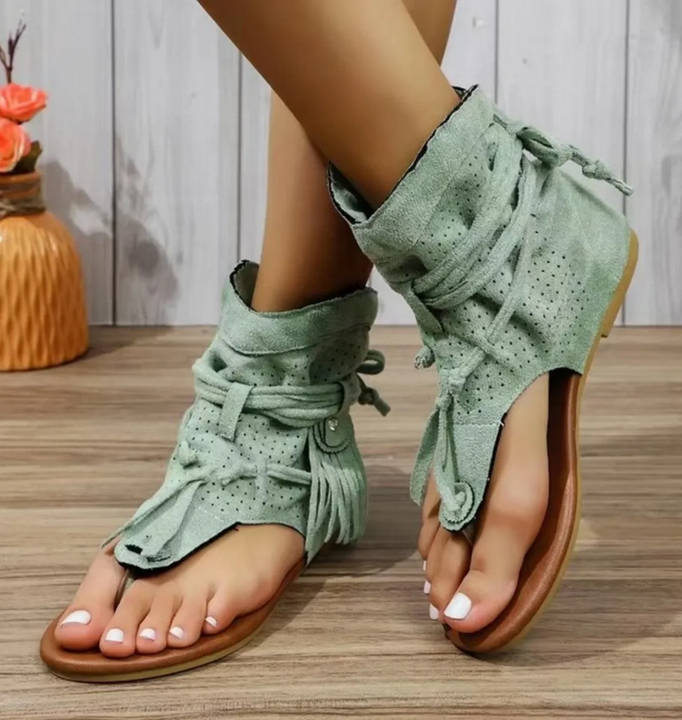 Gladiator Ladies Tassel Sandals