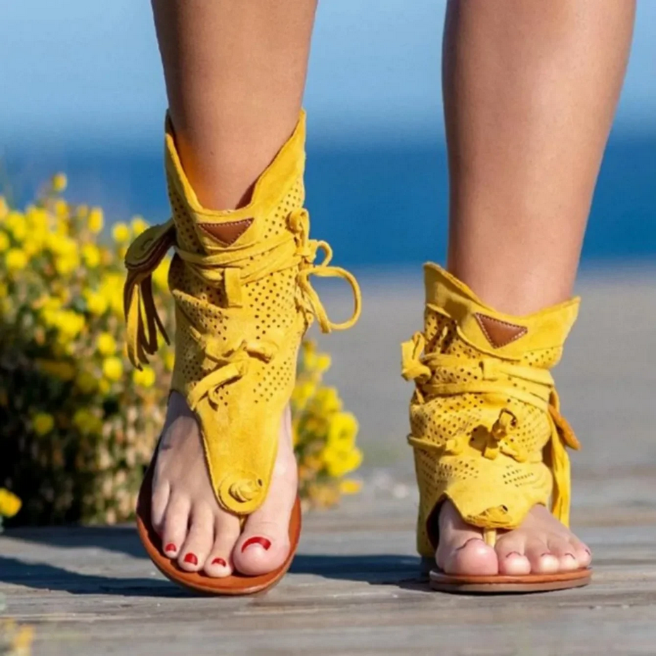 Gladiator Ladies Tassel Sandals