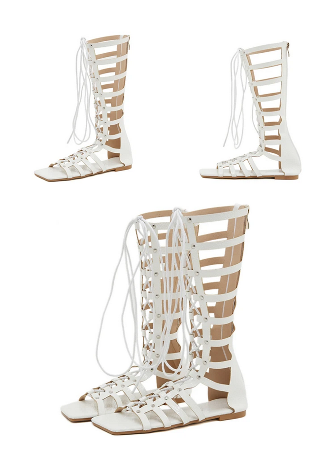 Stylish Lace-up Gladiator Sandals