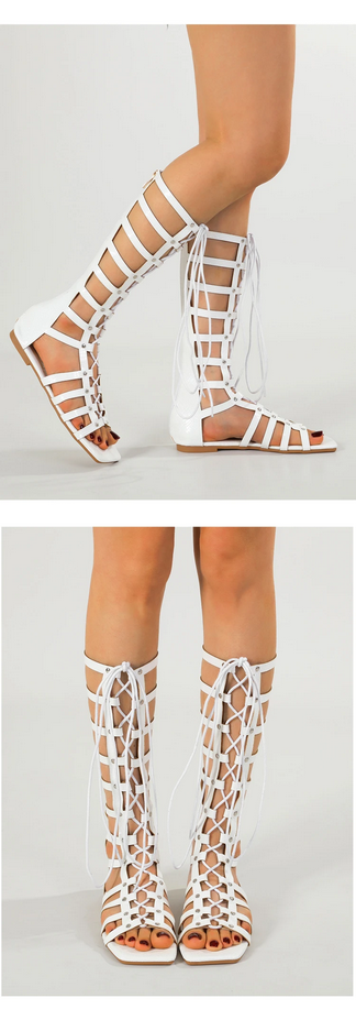 Stylish Lace-up Gladiator Sandals