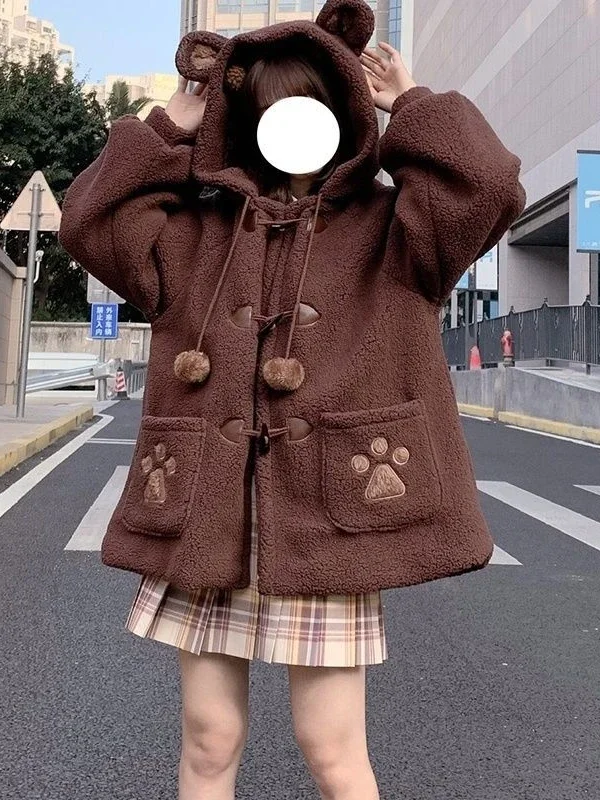Kawaii Soft Bear Ears Hoodies