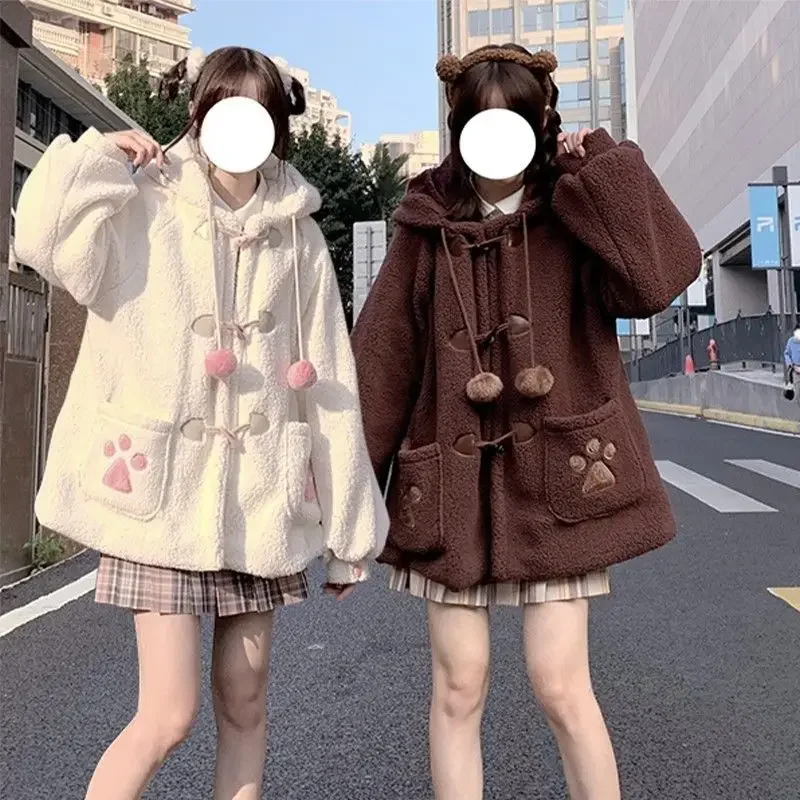 Kawaii Soft Bear Ears Hoodies