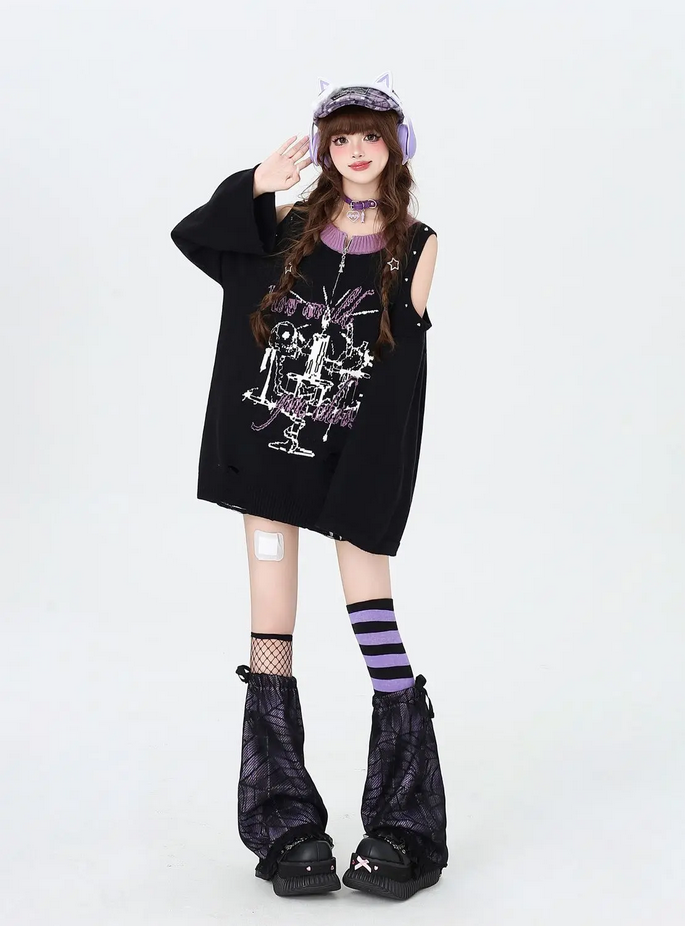 Goth Grunge Harajuku Punk Sweater