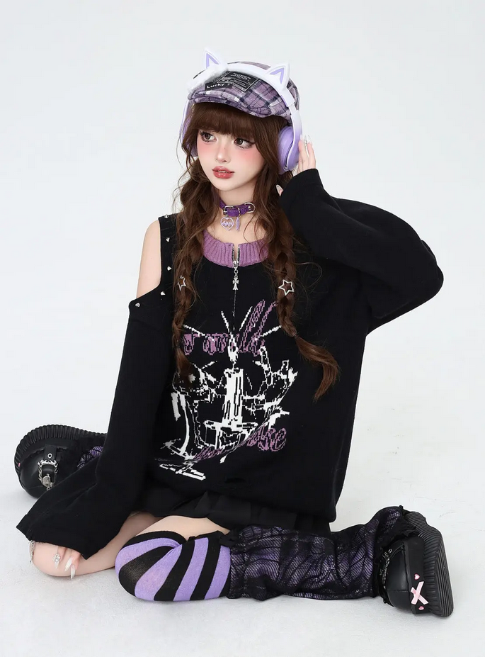 Goth Grunge Harajuku Punk Sweater