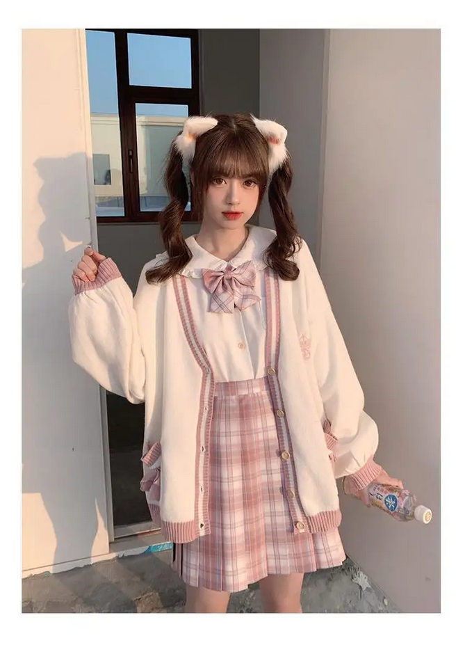 Loose Japanese Style Autumn Winter Women Sweater
