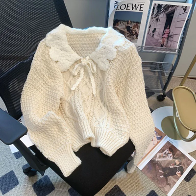 Peter Pan Collar Knitted Kawaii Sweaters