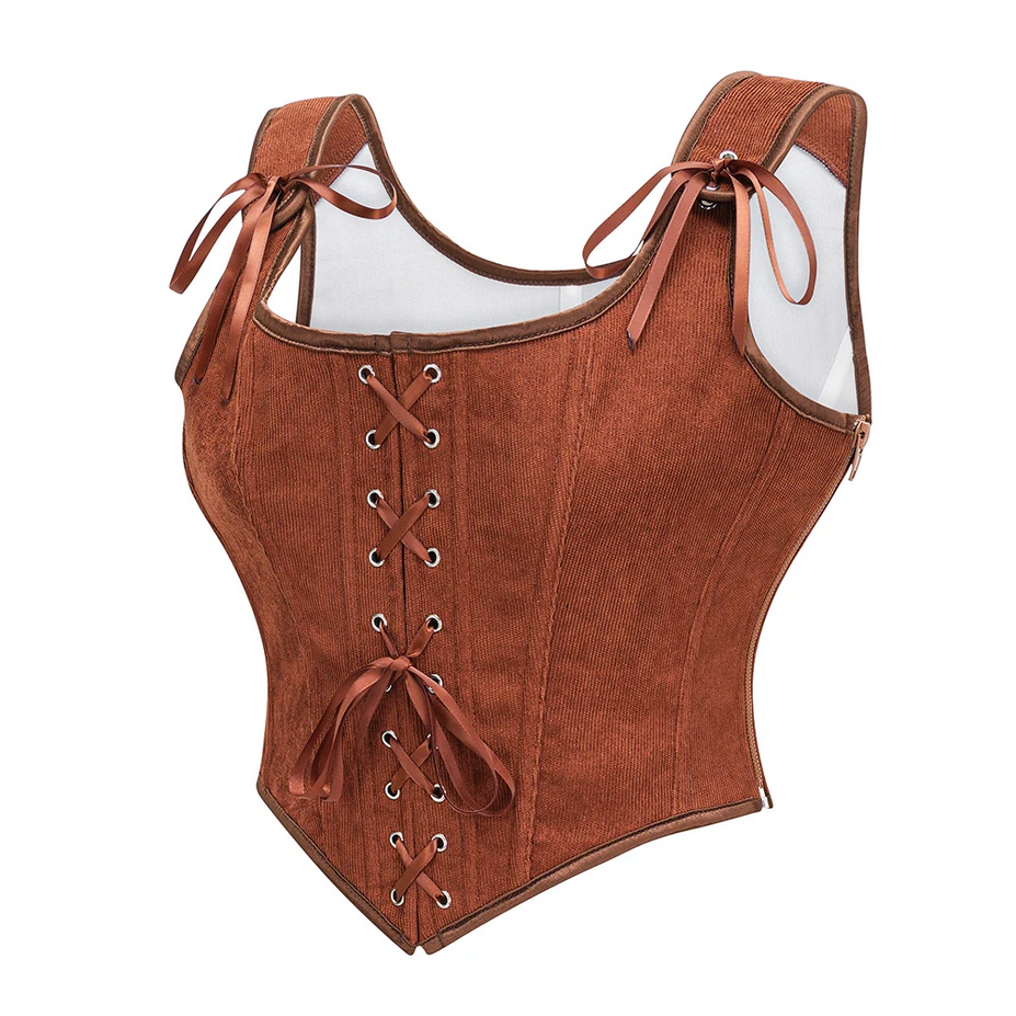 Vintage Gothic Women  Steampunk Corset Tank Top