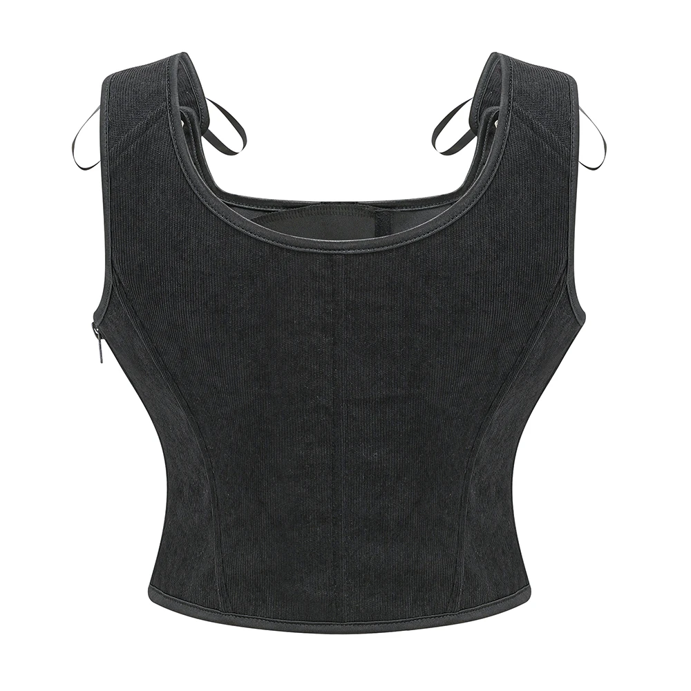 Vintage Gothic Women  Steampunk Corset Tank Top