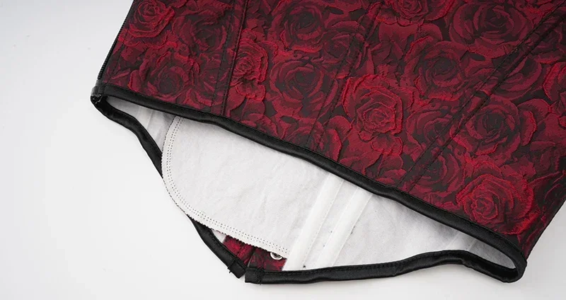 Vintage Gothic Floral Corset