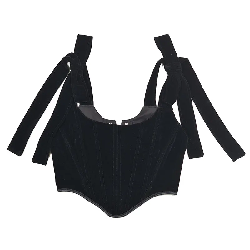 Y2k Vintage Velvet Sexy Gothic Corset