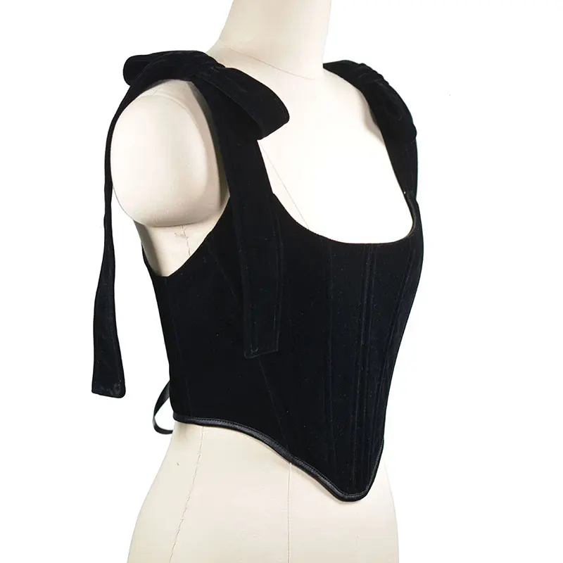 Y2k Vintage Velvet Sexy Gothic Corset