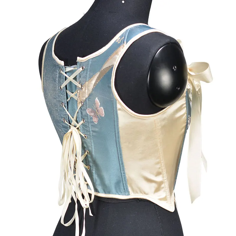 Vintage Victorian Sexy Bustier Corset Top with Lace