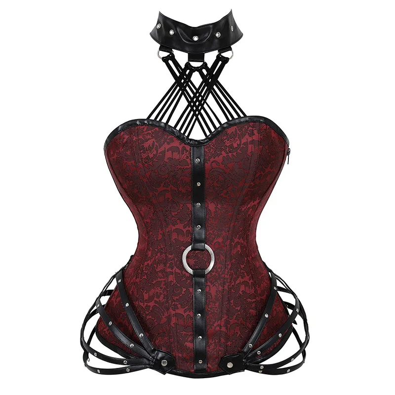 Vintage Gothic Lace up Back Corset