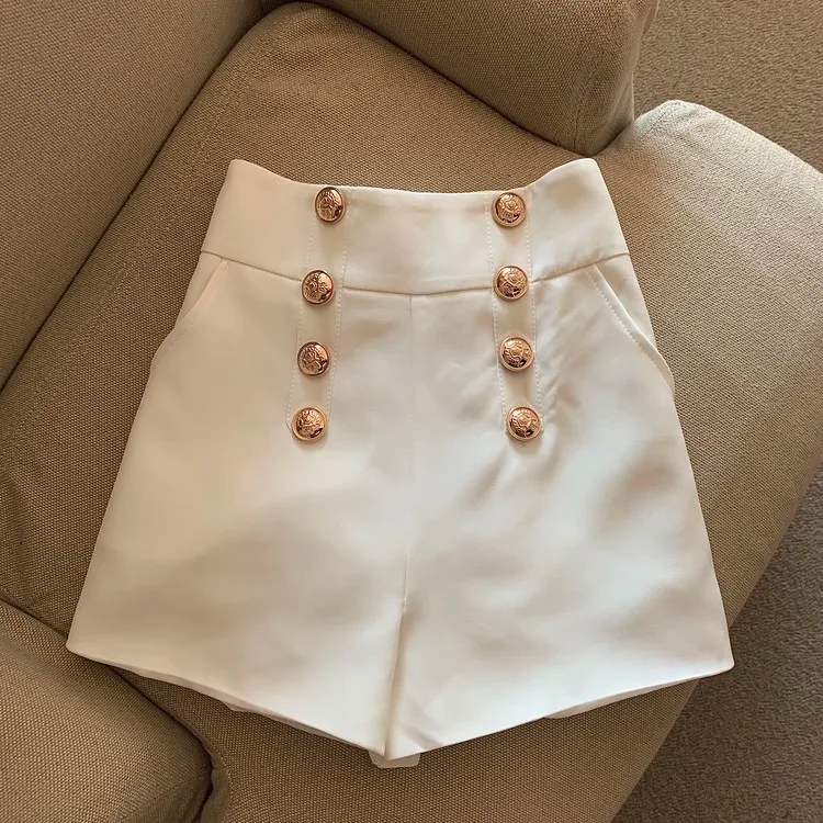 Stylish Casual High Waist Women&#39;s Shorts