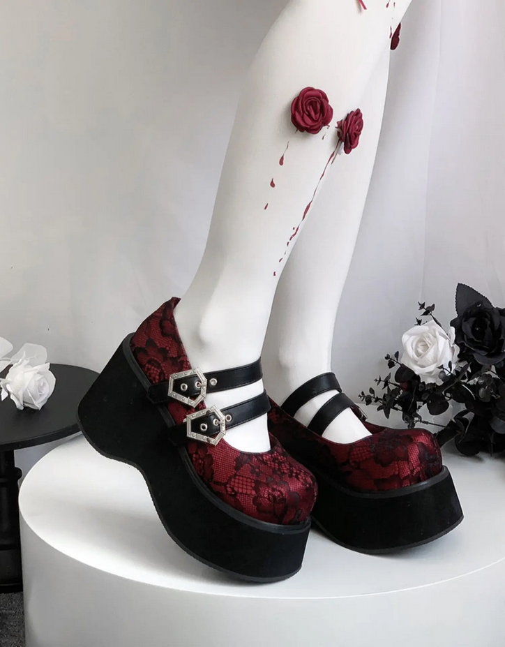 Gothic Vintage Women&#39;s Platform Shoes