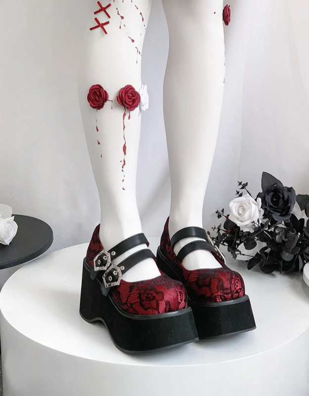 Gothic Vintage Women&#39;s Platform Shoes