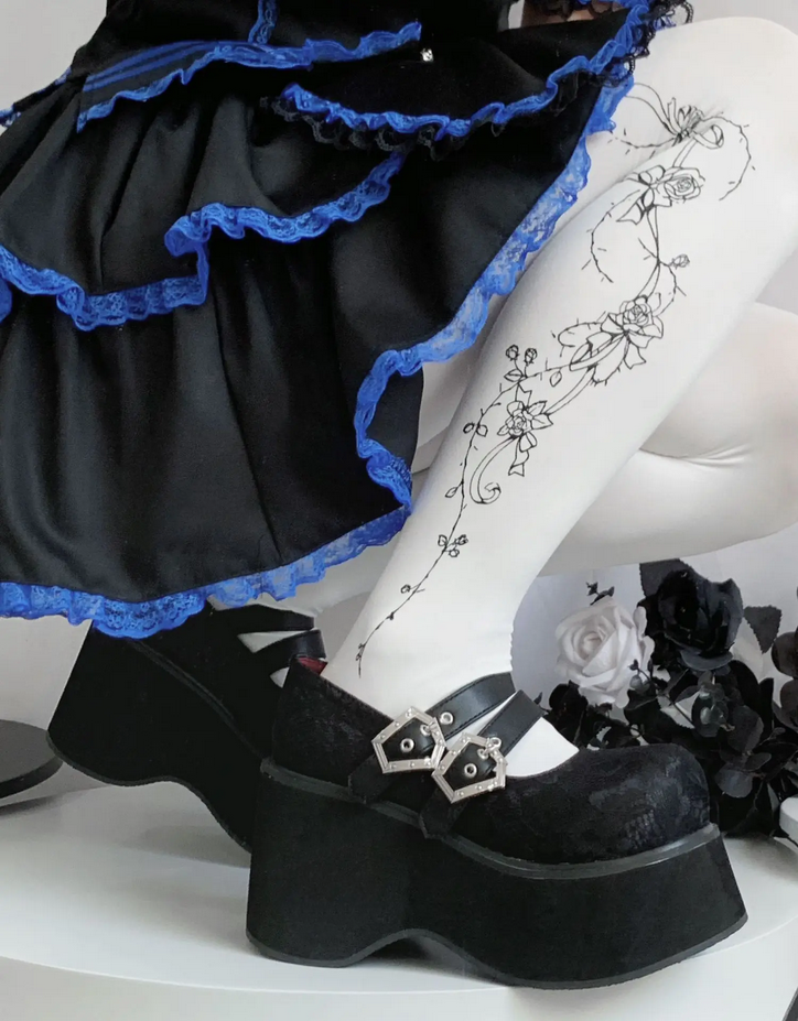 Gothic Vintage Women&#39;s Platform Shoes