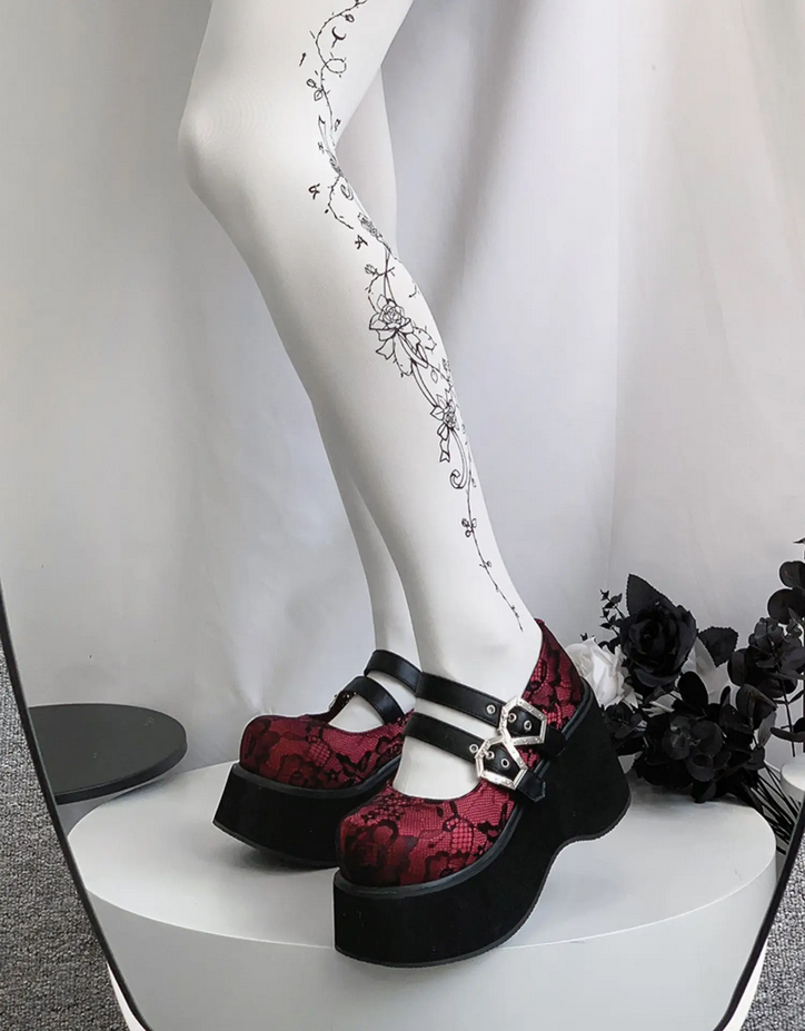 Gothic Vintage Women&#39;s Platform Shoes