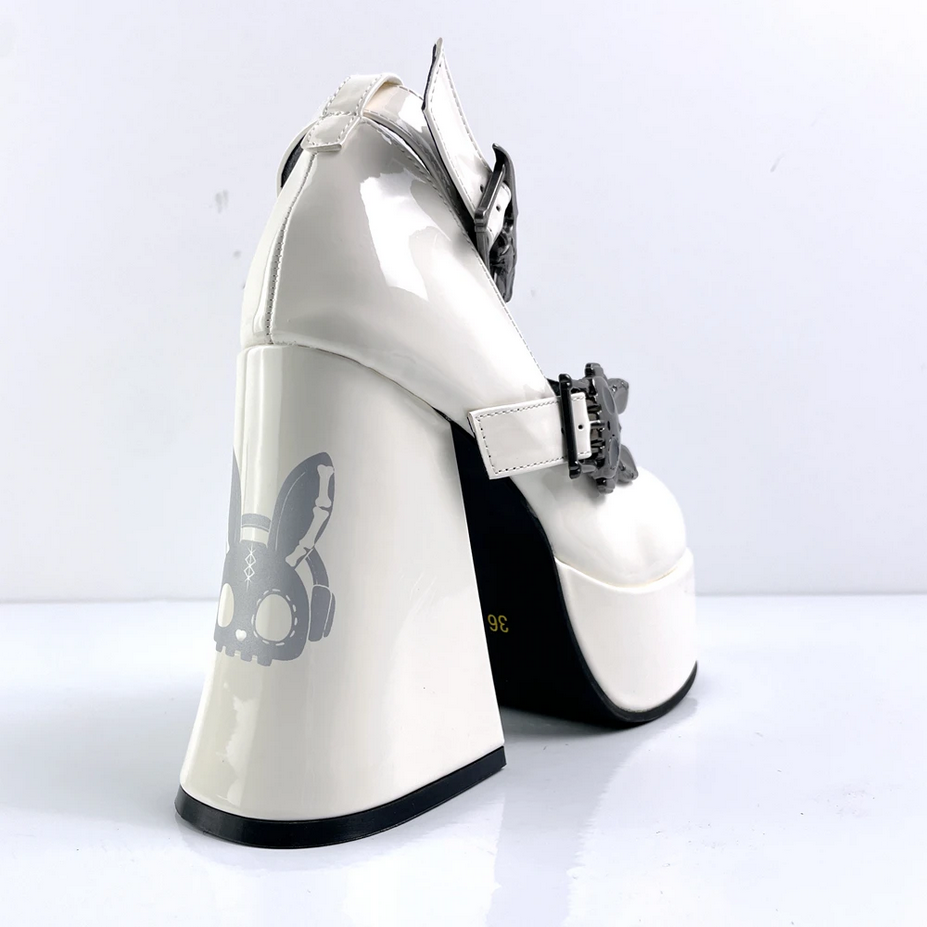 Gothic Y2k  High Heels Punk Shoes