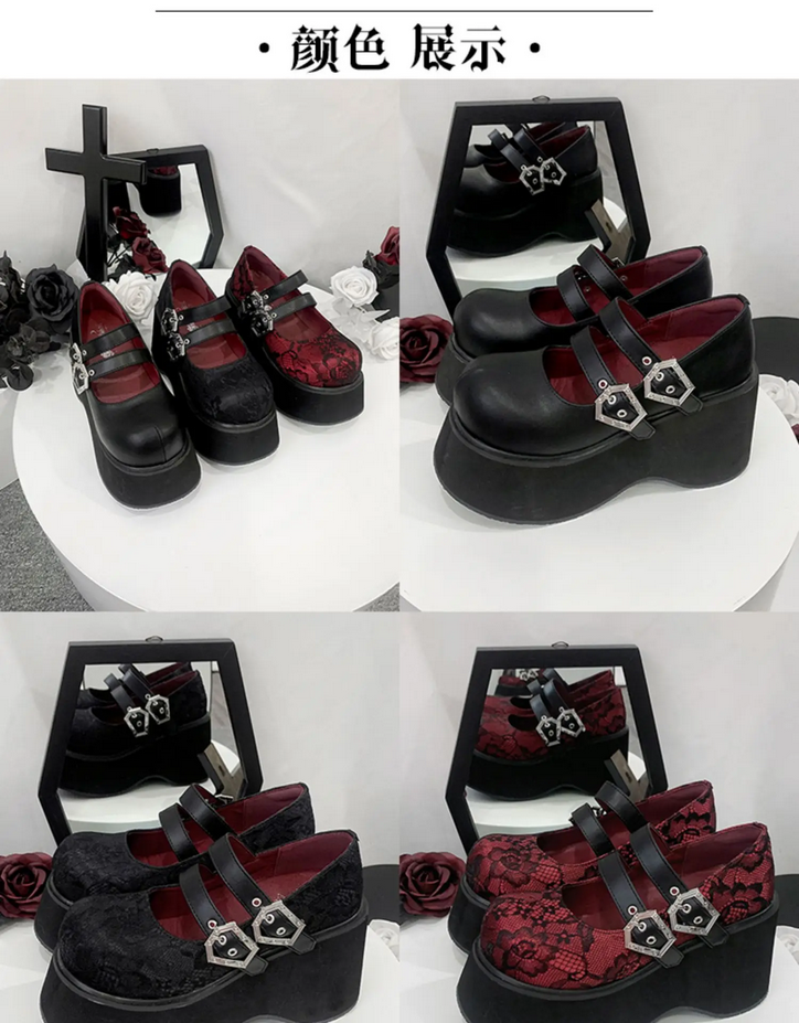 Gothic Vintage Women&#39;s Platform Shoes