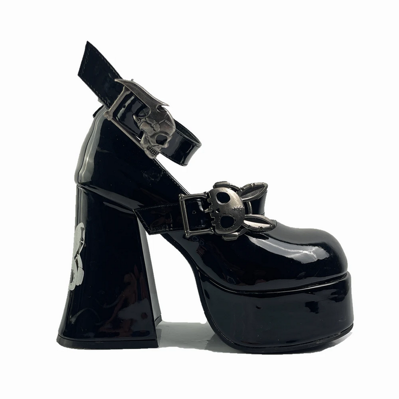 Gothic Y2k  High Heels Punk Shoes