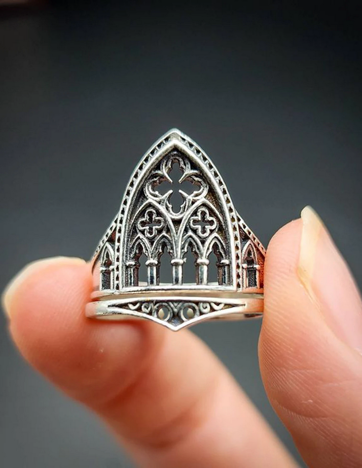 Gothic Vintage Castle Ring
