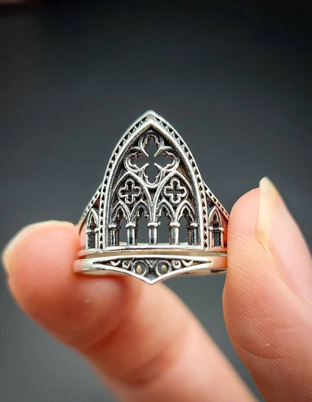 Gothic Vintage Castle Ring