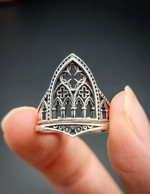 Gothic Vintage Castle Ring