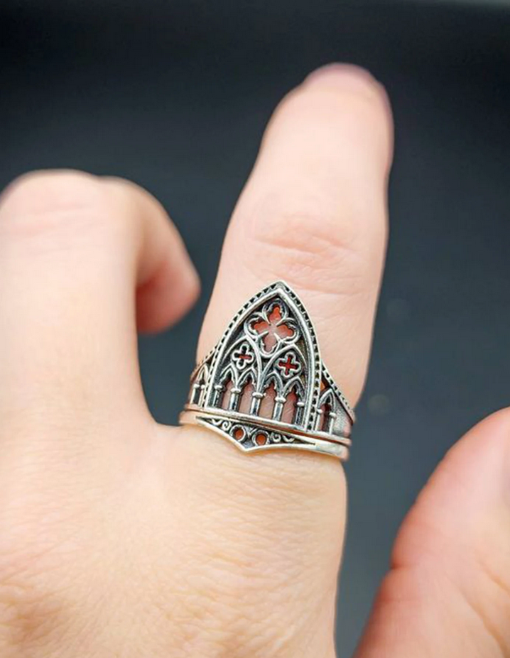 Gothic Vintage Castle Ring