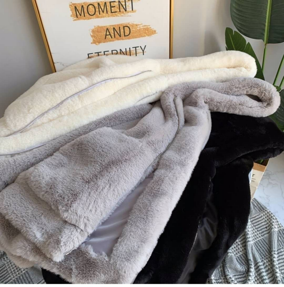 Korean Thickened Mink Velvet Coat