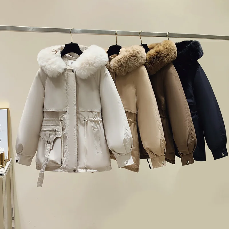 Hooded Faux Fur Stylish Coat