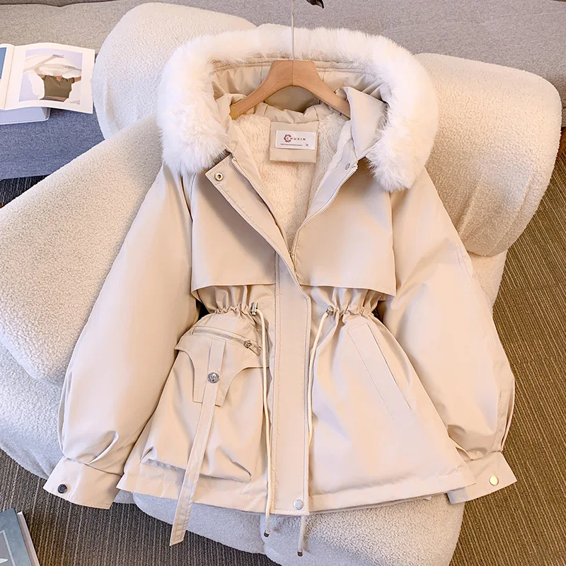 Hooded Faux Fur Stylish Coat