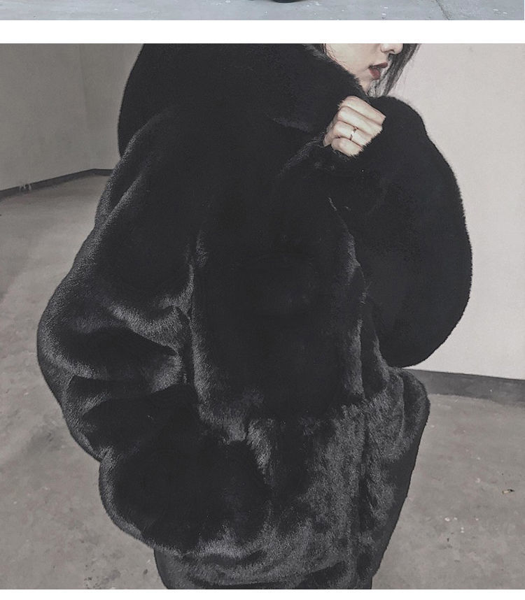 Korean Thickened Mink Velvet Coat