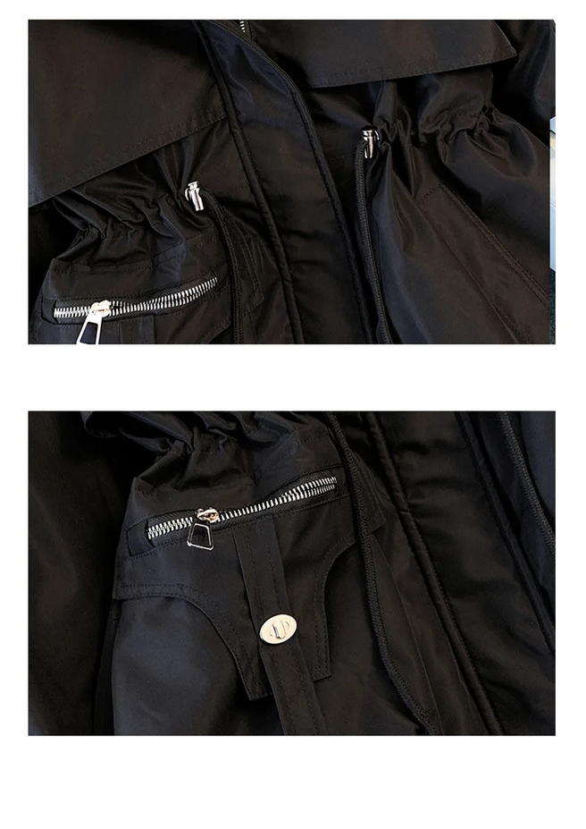 Hooded Faux Fur Stylish Coat
