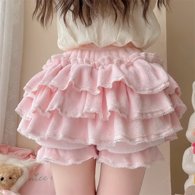 Bow Pleated  Kawaii Short Pants