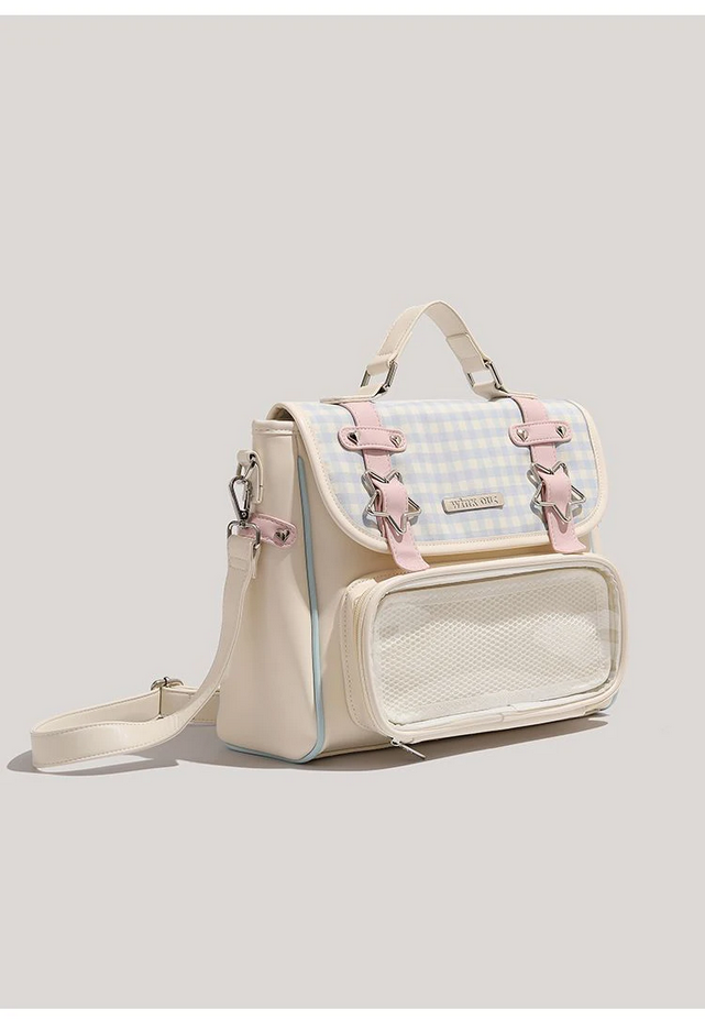Japan Style Girls Lolita Metal Stars Backpacks Satchel Bag