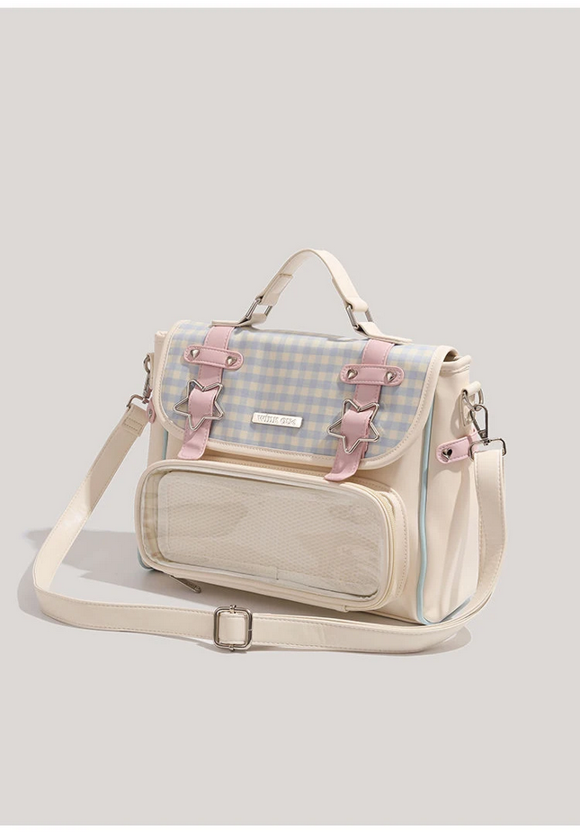 Japan Style Girls Lolita Metal Stars Backpacks Satchel Bag